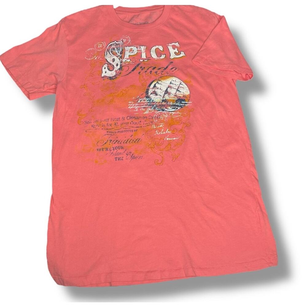 Margaritaville Jimmy Buffett Far Side of World Tour Shirt M Spice Parrot Head - Picture 2 of 11
